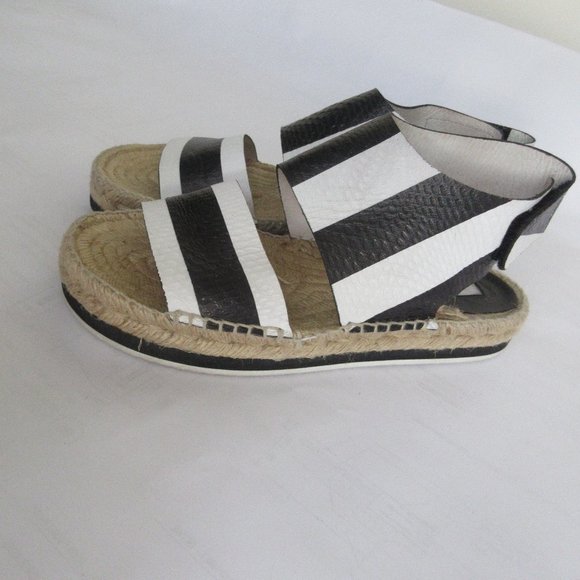 Miista London Sandals Black White  Size 39/8.5 - Picture 11 of 12